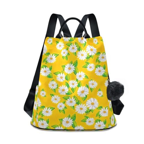 Sac de voyage jaune fleuri pour escapades et weekends citadins