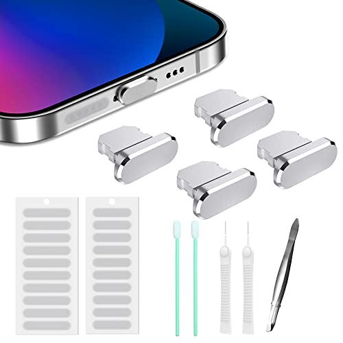 Bouchon anti-poussière iPhone résout les faux contacts du port Lightning argent