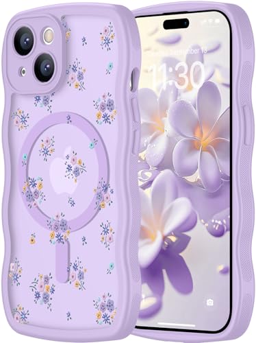 Coque fine iPhone 15 translucide mate teloxy violet clair durable