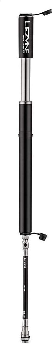 Lezyne Pumpen/minipumpen Minipumpe Road Drive Medium, schwarz-glänzend 160PSI, 21, 6 cm, 1-MP-RDDR-V3M04-TW, schwarz, m, 1-MP-RDDR-V3M04-TW