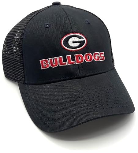 Gorra Trucker Ajustable Negra Georgia Bulldogs miniatura 1