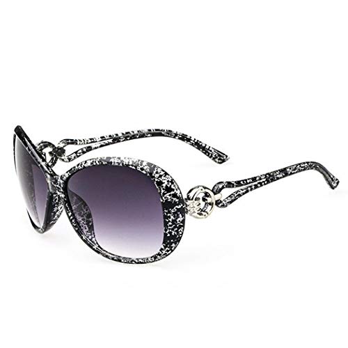 Idomeo Women Fashion Oval Shape UV400 Framed Sunglasses