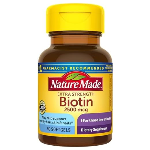 Biotin 2500 mcg Softgels 90 Ct, Support Healthy Hair, Skin, Nails