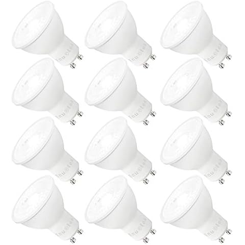 ENUOTEK Dimmbare 7W 650Lm LED Strahler Spots Leuchtmittel Lampen GU10 G10 Fassung 230V Kaltweiß 5000K Strahlwinkel 38° Ersetzen 60W Halogenlampe 12er Pack Cover
