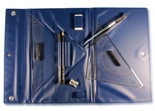 Boote & Yachten Kantschuster Navigationsmappe mit Marinezirkel