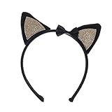 Claire's Club Little Girl Cat Ears Headband - Black