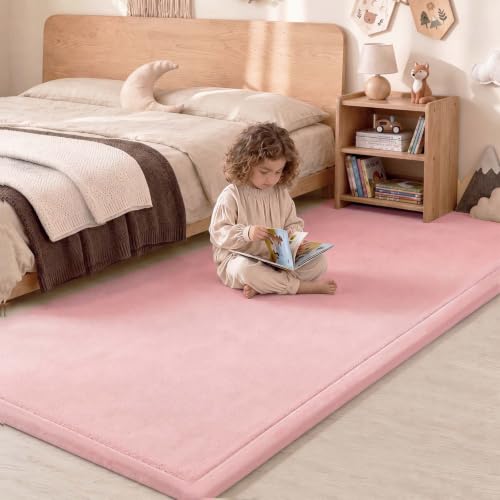 1.3" Thick Baby Play Mat for Floor,28x72 Bedside Rugs, Non-Slip