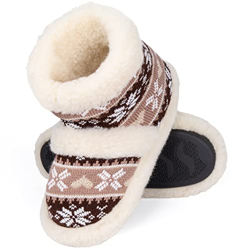 ESTRO Unisex Uomo Pantofole Donna Inverno Lana Ciabatte Suola Antiscivolo B03 - Image 4