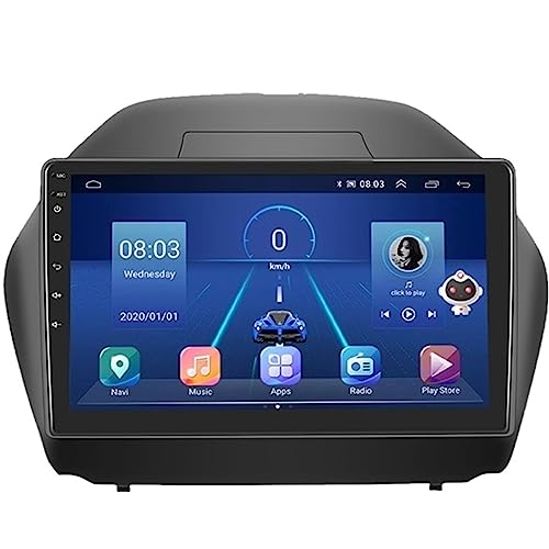 WAFOHSR Auto Radio Auto Estéreo Multimedia Reproductor De Video Navegación GPS FáCil InstalacióN(8 128G)