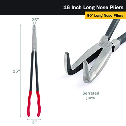 Image of Titan 60783 16-Inch 90-Degree Long Nose Pliers