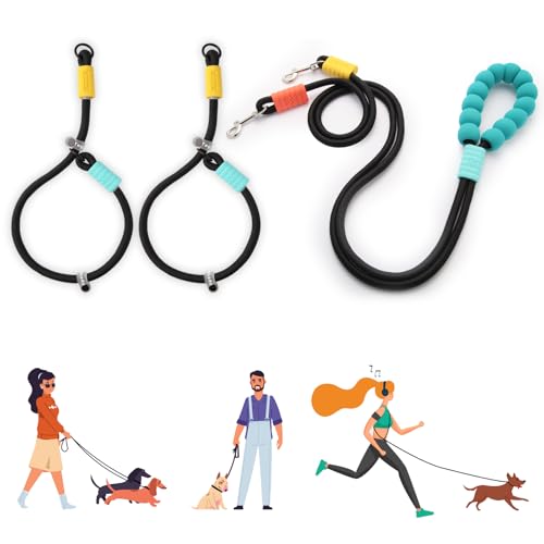 TUOWO Doppelleine Hundeleine 1,1m/2,2m