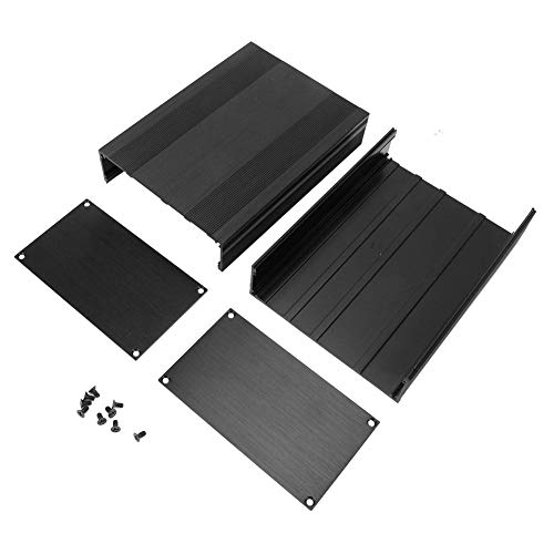 Boîtier de projet en aluminium et boîte d'instrument électronique DIY 82,2x145x200mm