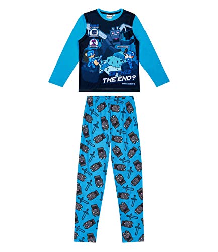 Minecraft Pigiama Blu