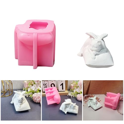 Moule en silicone pour bougies en résine époxy et savon
