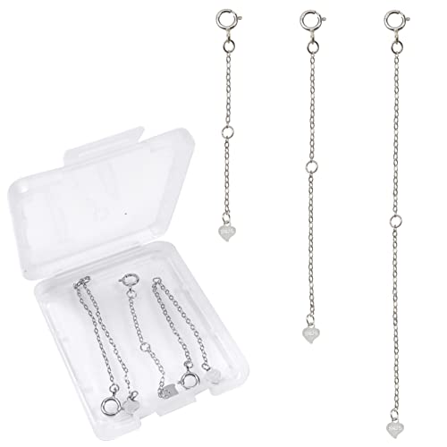 Chaîne D'Extension 4,5 Cm Argent 925 Plaqué Or 24K - Pour Colliers & Bracelets - Mousqueton - Fabriqué En Allemagne