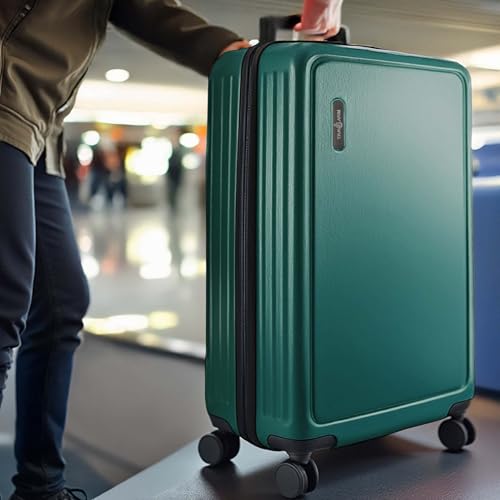 Image of 28 Inch Luggage with Spinner Wheels, Hard Shell Suitcase with TSA Locks for Luggage, Travel Large Suitcase, Expandable Hard Shell Suitcases, Green