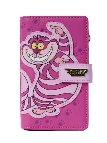 Loungefly Disney Cheshire Cat Womens Wallet Alice in Wonderland Snap