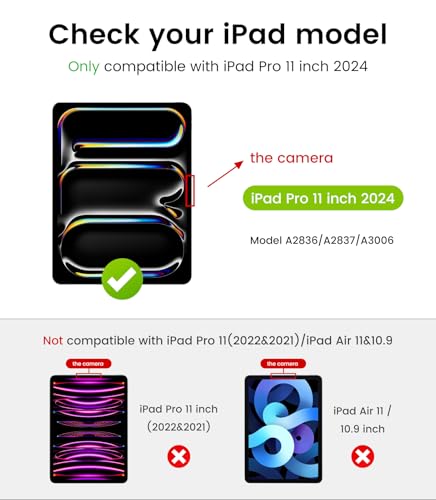 Image of EZ-GLAZ-2 Pack for iPad Pro 11 Inch Screen Protector M5 /M4 (2025 /2024), Military-Grade Shatterproof, 9H+ Tempered Glass with Installation Box, Anti-Scratch, Apple Pencil Compatible, HD Clarity, Bubble Free