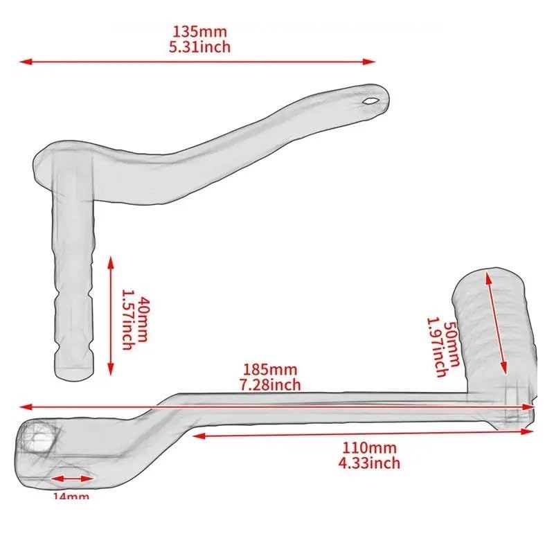 Levier de vitesse moto Softail axe sélecteur FLSL 2018 2019 2020 2021 2022 pièces détachées - 7