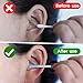 120 Pcs Ear Cleaner Tips Ear Wax Removal Replacement Tips Wax Cleaning Spoons Accessories Set