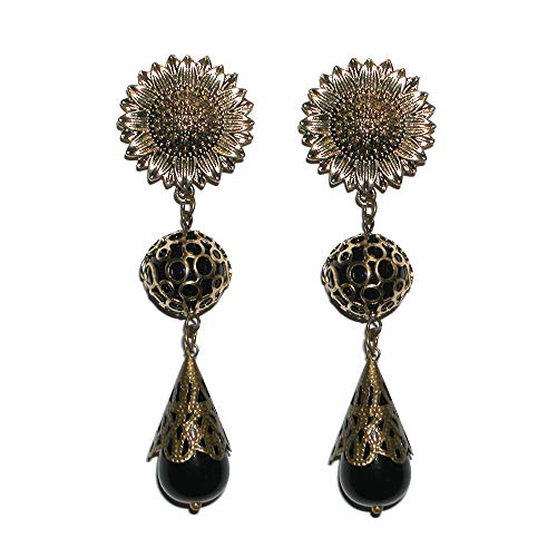 PENDIENTE FLAMENCA (Negro)