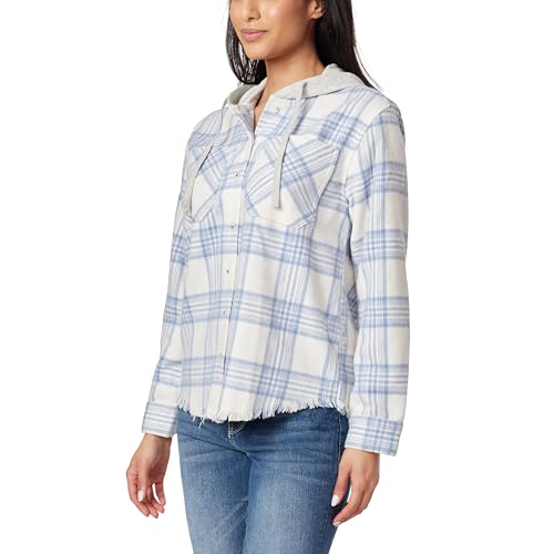 WallFlower Women's Casual Fleece and Plaid...