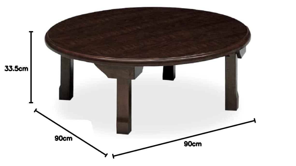 カトミ 家具 国産 折りたたみ 丸座卓 ちゃぶ台 90cm 天然木 和モダン 竹のちゃぶ台<br>90丸 ちゃぶ台｜ちゃぶ台通販【家具の里】