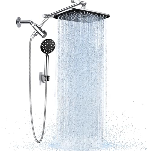 Veken 11.8' Rain Shower Head with Handheld, High Pressure...