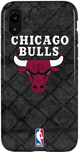 Skinit Pro Phone Case Compatible with iPhone XR - Officially Licensed NBA Chicago Bulls Dark Rust Design