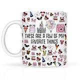 Vacation Trip Gift, Fairytale Fans Coffee Mug, Mouse Family Trip Snacks, Fairy Tales Gifts, Cartoon Character Lover Gift, Mouse Ice Cream, 11 oz Ceramic Cup