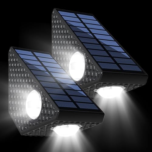 Iluminación de pared solar para porche y patio con diseño resistente 6