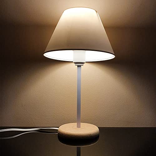 Abajur Infantil Momy Menina Menino Luminária para Quarto de Bebê – Cor Branco