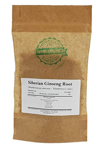 Ginseng Siberiano Raíz / Eleutherococcus Senticosus / Siberian Ginseng Root # Herba Organica # Eleuterococo, Eleutero (50g) Cover