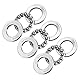 Kozelo 3pcs 51103 Axial-Rillenkugellager - [17mm x 30mm x 9mm] Chromstahl Miniatur-Axiallager mit Unterlegscheibe für den Einsatz in Werkzeugmaschinen