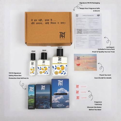 Image of TMPerfumehouse Hrms Terra Dee EDP for Men | Citrusy, Woody & Long Lasting Perfume Spray | Citrusy, Woody & Aromatic Fragrance | Luxury Gift for Him | TMPH | 50ml