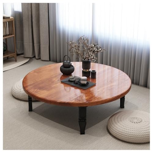 hybmszj ����ԑ� ������� ���[�e�[�u�� �܂肽���� �a�� �e�[�u�� �܂��� ���� ���ޑ� �܂��݃��r���O ���[�֗� �����i �g���s�v (�~�`-�u���E��,60*60*30cm)