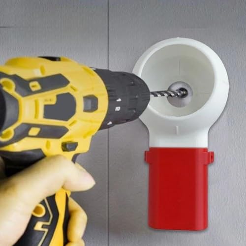 Lagomloot Tazón de taladro para recolectar virutas, recogedor de polvo con interfaz de botella de agua para perforación de madera, piedra y metal, cuenco portátil de recogida de desechos
