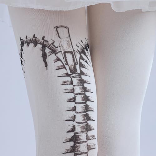 Premium Velvet Cute Kawaii Multicolor Leggings Patterned Tights for Women with Designs 140D Lolita Pantyhose Opaque Stockings2