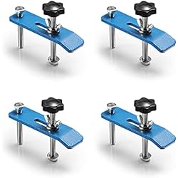 Genmitsu 4 Pack Hold Down Clamp Kit, CNC Router Clamp for Woodworking and Metalworking, 3-7/20''L x 4/5'' W x 2-7/10''H, Compatible with 4040-PRO/MAX/Reno, 3030-PROVer Max, PROVerXL 4030 V2/6050 Plus