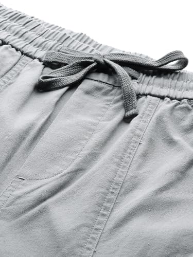 Image of The Indian Garage Co Men Mid Rise Loose Baggy Solid Mid-Rise Cargo Joggers