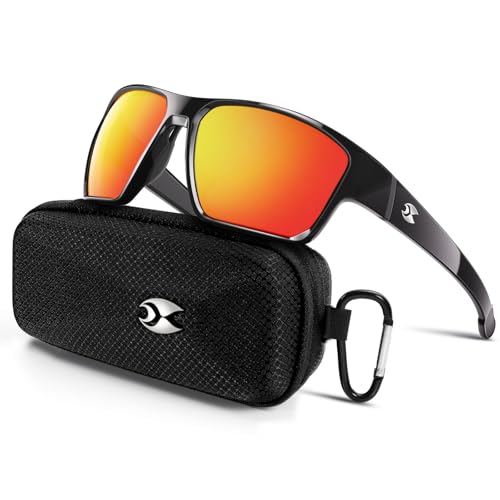Image of suoso Sports Polarized Sunglasses for Men: Womens UV400 Protection Sun Glasses Wrap Around Goggles for Fishing Driving TR90