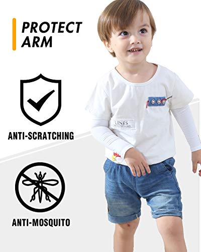 Newbyinn Arm Sleeves for Kids Child Toddlers, Age 1-7, UV Sun Protection, Cooling Sleeves to Cover Arms4
