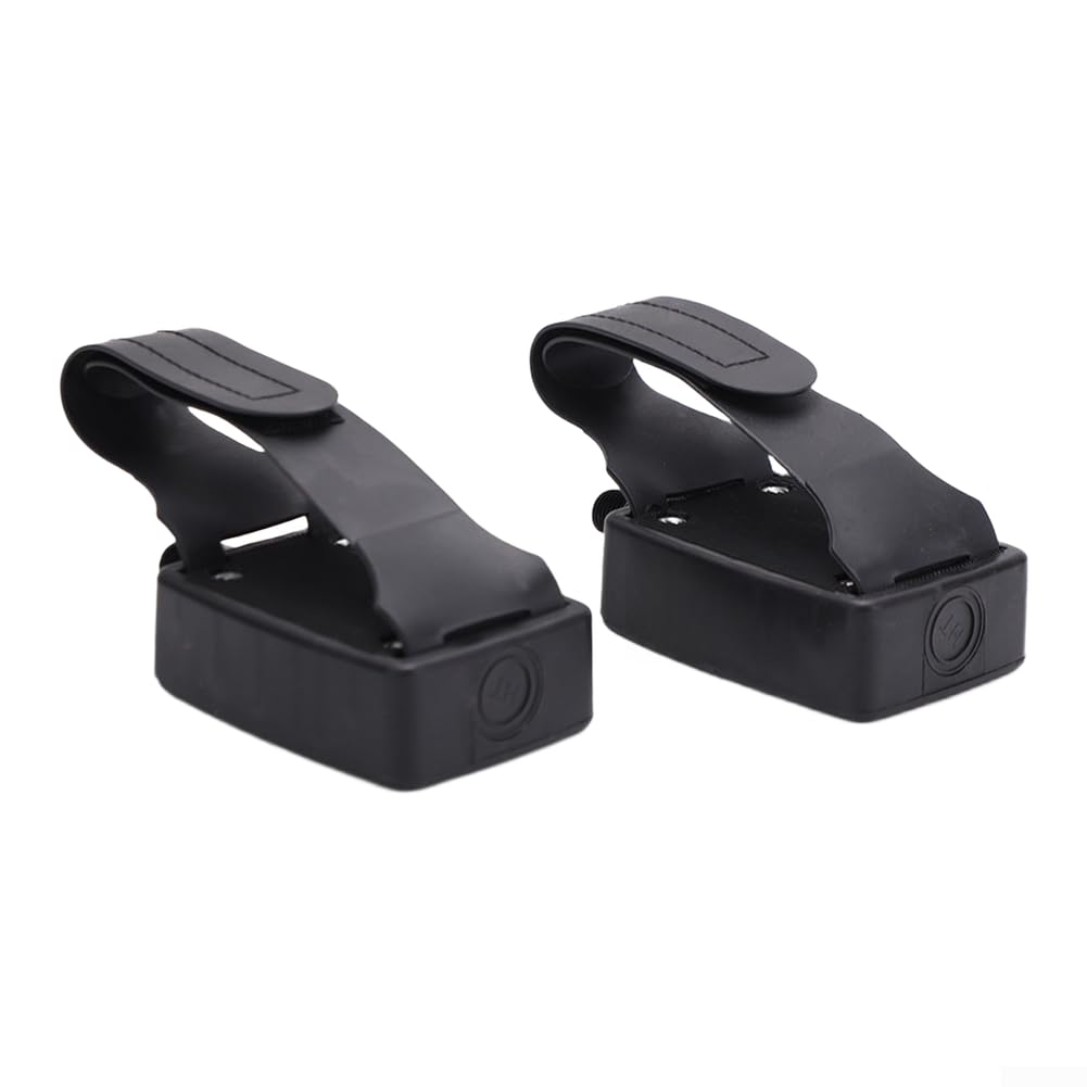 Non-Slip Square Foot Pedals Plastic Black 1/2 9/16 Inch Compatible with Portable Pedal Exerciser Home Gym Equipment Accessories(9/16in)