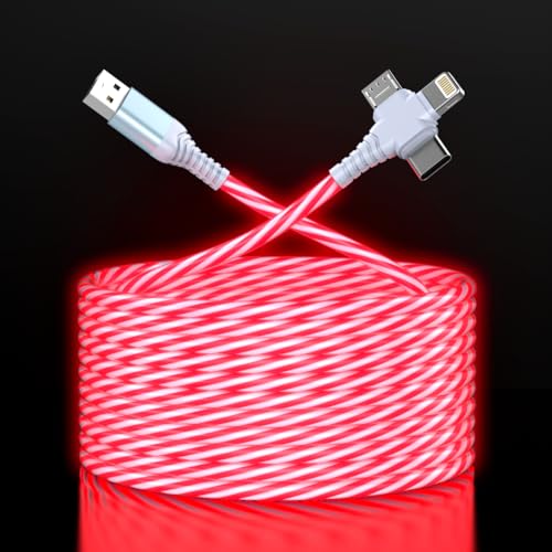 ���C�g�A�b�v �}���` 3-in-1 �����LED�ċz���C�g�j���O/�^�C�vC/�}�C�N��USB�ԗp����[�d�P�[�u�� iPhone�p RGB�O���[�R�[�h Apple iPhone 15/14/13/12/11 Pro Max/XR/SE�AiPad/Android