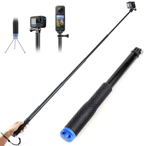 Perche selfie GoPro Hero longue 117 cm étanche pour éviter les photos ratées