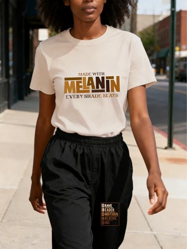 Image of Black History Pajamas, Graphic Matching Sets for Women, Magic Afro American Natural Hair Vintage Melanin T-Shirts and Pants