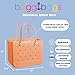 BOGG BAG Original Extra Large Tote Bag for Beach, Pool, Boat. Lightweight Waterproof Washable Durable All Purpose Tote Bag | Creamsicle Dreamsicle