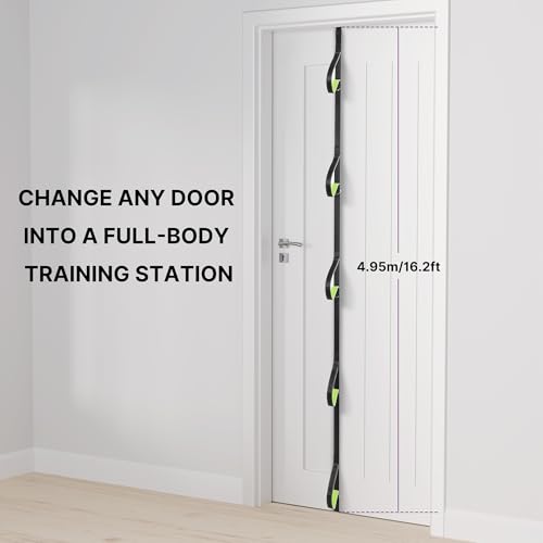Image of Door Anchor for Resistance Bands 5 Anchor Points, Heavy Duty Padded Door Anchor Door Hook, Must-Have Workout Exercise Bands Compatible for Loop Bands, Resistance Tube