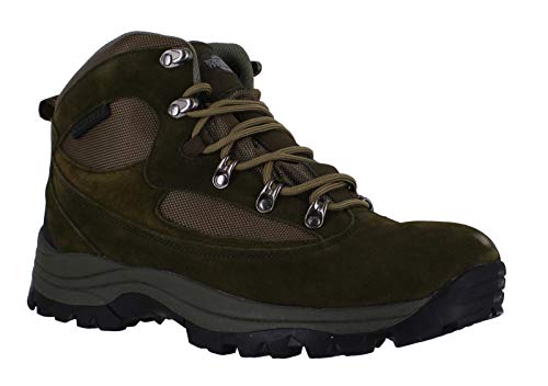 Northwest Waterproof Hiking Boots Walking Mens Kendal Lace Up Outdoor Shoes 12 UK Khaki