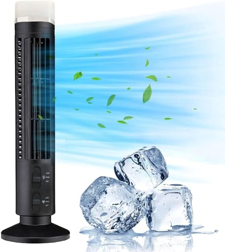 Opiniones de Ventiladores de sobremesa - los más vendidos. 41 Ventilador de torre sin aspas, Oscilación de 90 grados, Ventilador de sobremesa silencioso Ventilador de escritorio USB con luz, ventiladores de torre para Oficina Dormitorio...